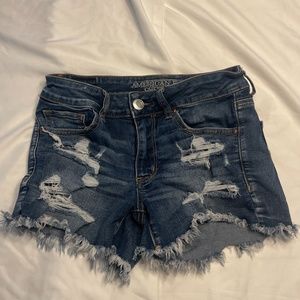 American eagle midi shorts
